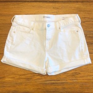 Banana Republic White Denim Shorts